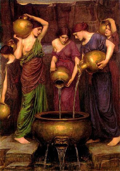 John William Waterhouse The Danaides